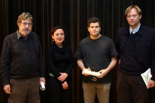  Die Preisträger v.l.n.r.: Petrus van der Let, Julia Riedhammer, Jürgen König und Wolfgang Haberl (in Vertretung von Lars Becker-Larsen)