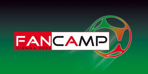 Vorschau Bild von Fan Camp Wien ist am 30. November bis 2. Dezember 2008 in Kooperation mit Österreich am Ball beim Vienna Sport Festival in der Wiener Stadthalle, Halle B, mit einem eigenen Stand vertreten. Im Bild: Logo Fancamp