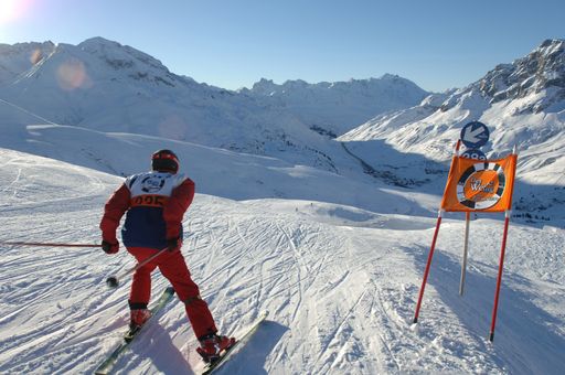 Das Rennen "Der Weiße Ring" in Lech-Zürs