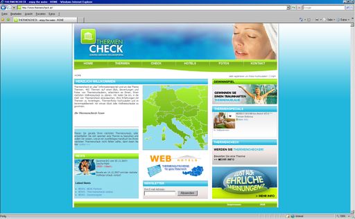 "Nach dem Relaunch, bei dem nicht nur das Design überarbeitet, sondern auch die Navigation noch einfacher gemacht wurde, ist der Thermencheck jetzt das größte und umfangreichste Thermenbewertungsportal Europas" so Michael Semmler, Geschäftsführer der New Mediacheck GmbH.