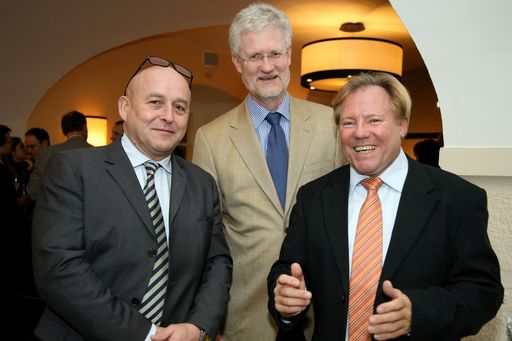  Im Bild v.l.n.r.: Gottfried Hofreither, RHI, Ralf Peters, Agrana und Wolfgang Mathera, SAP Business School Vienna