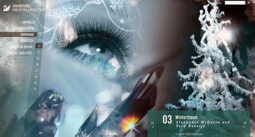  Nach der Neueröffnung der Swarovski Kristallwelten wird nun auch die Website in völlig neuem Design und Aufbau präsentiert.