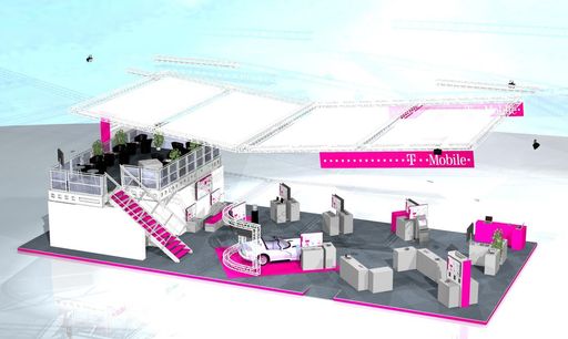  T-Mobile Messestand auf der IT'n'T 2008
