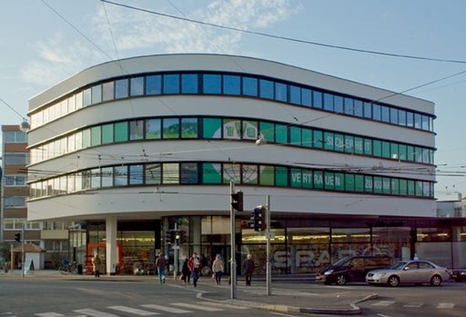 Schon von weitem gut erkennbar: Die neue TVG-Zentrale in der Stadt Salzburg