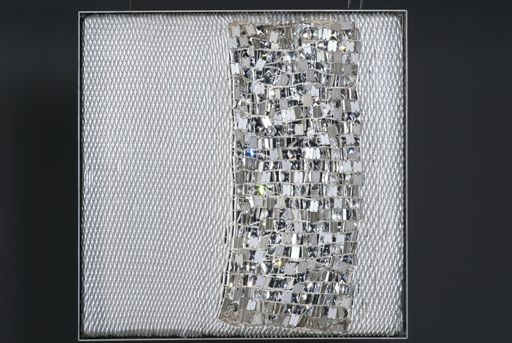 Vorschau Bild von "Swarovski 1", Jahr:2006, Technik:Silikon, Swarovskikristalle, Acryl,   Größe:51x51 cm