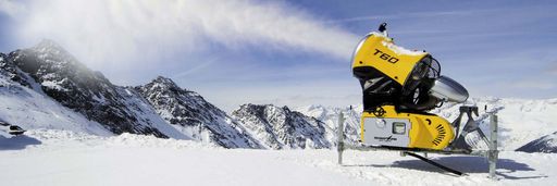 Vorschau Bild von Die Schneeanlage Rotkogl in Sölden sorgt als Einzelsystem für die Beschneiung von rund 75 ha.