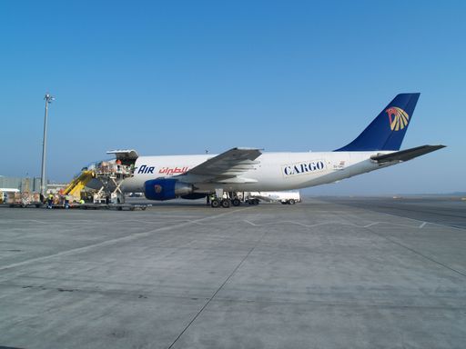 Vorschau Bild von EgyptAir Cargo überstellte mit einer Cargo-Sondermaschine (Airbus A300) den Schatz des legendären Pharaos von Kairo nach Wien