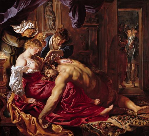  Peter Paul Rubens (1577-1640): Samson und Delilah, um 1610; Öl auf Holz; Höhe 185 cm, Breite 205 cm; Inv.-Nr. NG 6461; The National Gallery, London