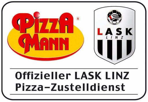 Vorschau Bild von Pizza Mann, mit 24 Franchisestandorten Österreichs größer Pizza Zustelldienst, ist neuer Unterstützender Partner des LASK Linz