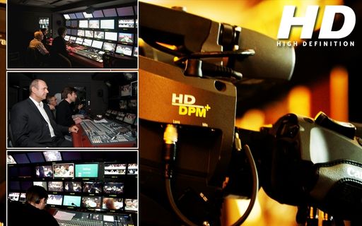  Ü-Wagen HD-Produktion im CCC Wien Bildbeschr. l.o. Lucky Schmidtleitner, l.m. Peter Zanoni