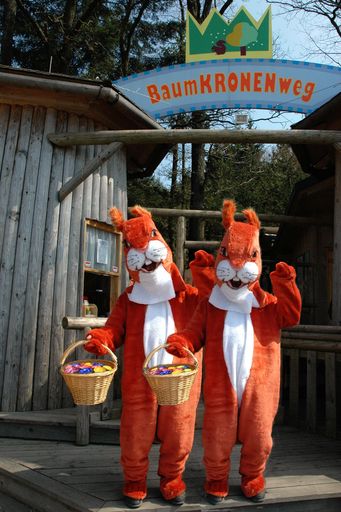 Beim Baumkronenweg werden zu Ostern auch heuer wieder 10.000 Ostereier verschenkt.