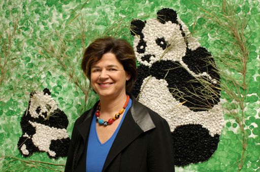 Bekennender Panda-Fan: Mag. Bettina Glatz-Kremsner, Vorstandsdirektorin der Österreichischen Lotterien