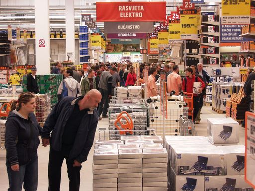 OBI Markt in Sisak Eröffnung