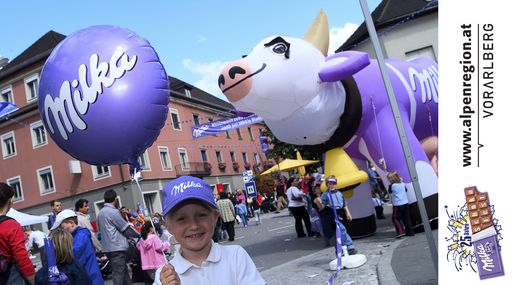 Milka-Schokoladefest in Bludenz