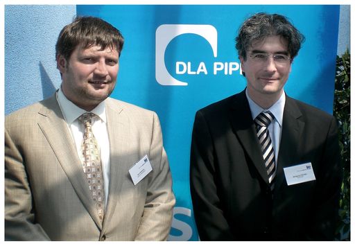 Ales Rebicek, Minister für Transport der tschechischen Republik ( links) und Dr. Wolfgang Freund, Finance & Projects Partner von DLA Piper