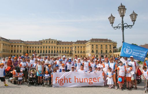  Walk the World 2008 Schönbrunn: Walk the World 2008 zugunsten des World Food Programmes der UNO im Schlosspark Schönbrunn organisiert von TNT Innight, TNT Express & Unilever