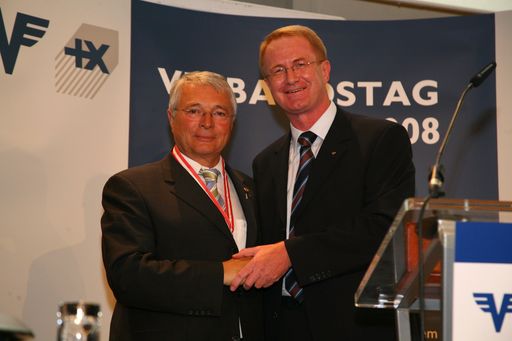 v.l.n.r. Präsident Werner Eidherr, Dir. Mag. Harald Berger