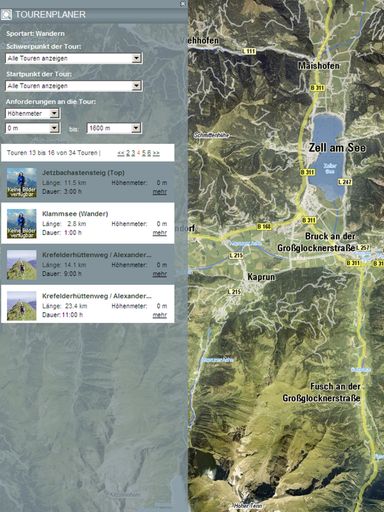  Neues Wanderportal: GPS-Koordinaten herunterladen und die schönsten Routen von Zell am See-Kaprun entdecken.