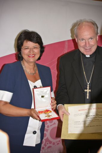 Im Bild: Vbgm. Mag.a Renate Brauner, Dr. Christoph Kardinal Schönborn