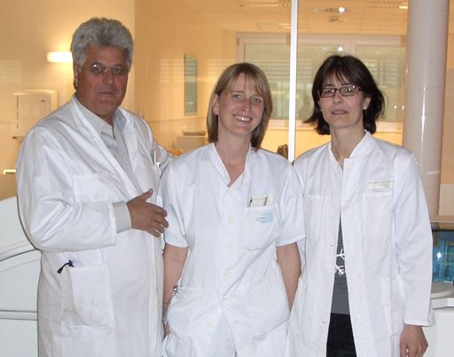  Primarius Dr. Werner Fortunat, Biomed. Analytikerin Inge Sterner, Oberärztin Dr. Sabine Sussitz (von links)
