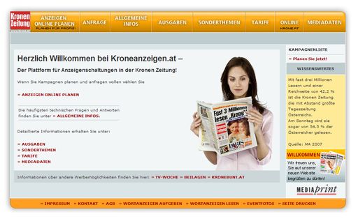  Neue Krone B2B-Homepage - Startseite
