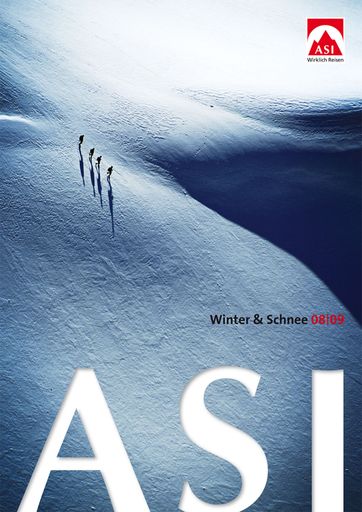 Zum ersten Mal präsentiert ASI - Wirklich Reisen einen eigenen Winterkatalog. 36 Reisen in sieben Reisearten bringen dem Interessierten das Erlebnis Winter intensiv näher.