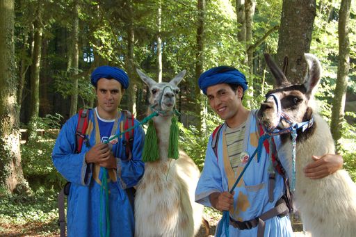 Vorschau Bild von Marokko meets Oststeiermark - Brahim und Mohamed mit Lamas im Kraftpark Pöllau