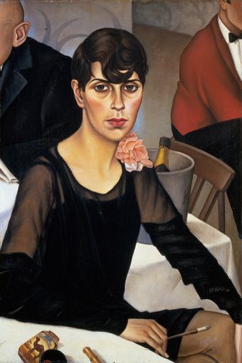 CHRISTIAN SCHAD, Sonja, 1928, Öl auf Leinwand, 90 x 60 cm, Staatliche Museen zu Berlin, Nationalgalerie. Eigentum Verein d. Freunde d. Nationalgalerie.Erworben aus Mitteln der 'Stiftung von Ingeborg und Günter Milich', Berlin