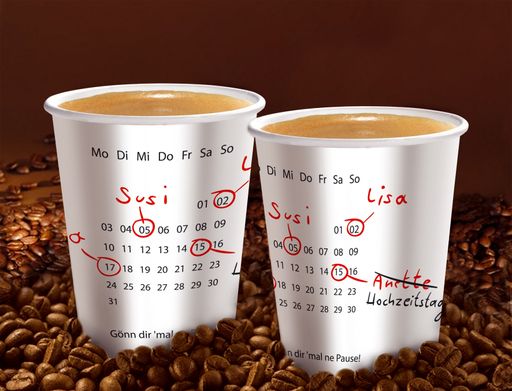 Vorschau Bild von Tag des Kaffees: Becher mit Motiv Kalender