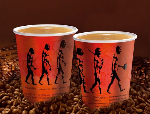 Vorschau Bild von Tag des Kaffees: Becher mit Motiv MomoCappuccino