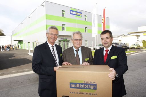 Im Bild v.l.n.r.: Mag. Eduard Mainoni, DI Wilhelm Spirk, Dir. Friedrich Gruber