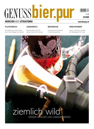GENUSS.bier.pur ist das erste und einzige deutschsprachige Publikumsmagazin, welches sich ausschließlich dem Thema BIER widmet. Es erschien soeben in der vierten Ausgabe.
