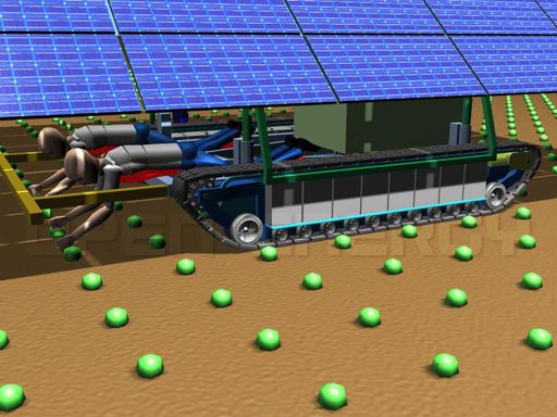 Vorschau Bild von Solartraktor, Prototyp zum Patent angemeldet