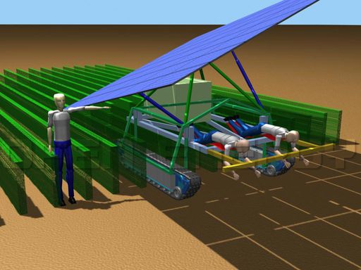 Solartraktor, Prototyp zum Patent angemeldet