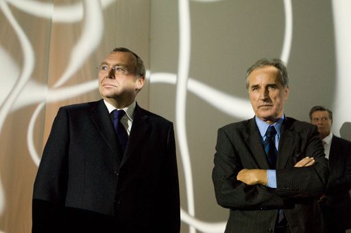 Dr. Alfred Gusenbauer und MUMOK-Direktor Edelbert Köb (v.l.n.r)