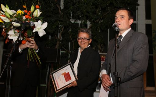 Vorschau Bild von Elisabeth Weghuber (Geschäftsführerin Secretary Search) und Mag. Alexander Liaunig (Vorstand derstandard.at)
