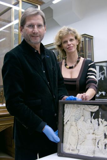 Vorschau Bild von BM Dr. Johannes Hahn und die designierte Generaldirektorin des KHM, Dr. Sabine Haag