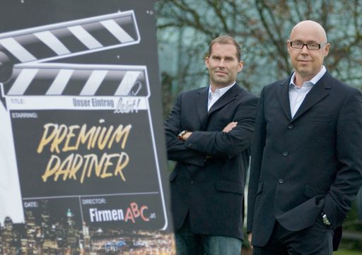  Die beiden Geschäftsführer der FirmenABC Marketing GmbH Klaus Rebernig (li.) und Ing. Manfred Gansch (re.)