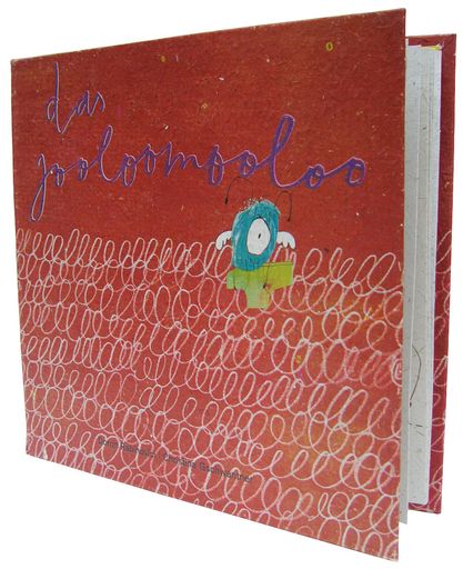 Vorschau Bild von "das jooloomooloo" sprich: Tschulumulu. Bilderbuch aus Elefantendungpapier. Text: Doron Rabinovici, Illustration: Christina Gschwanter.