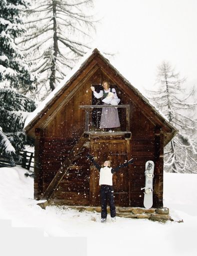 Frau Holle schüttelt schon in der Steiermark.