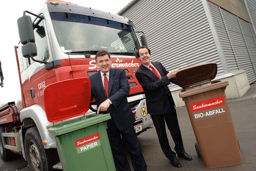 Im Bild v.l.n.r.: US-Senator Marc Pacheco und Hans Roth CEO Saubermacher