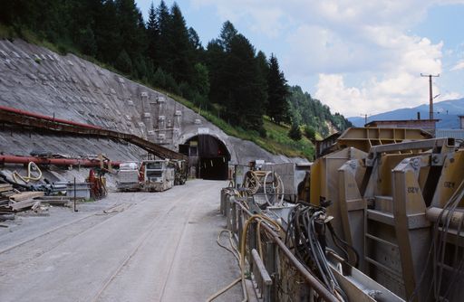 Sonderstollen des Semmering-Basistunnels alt