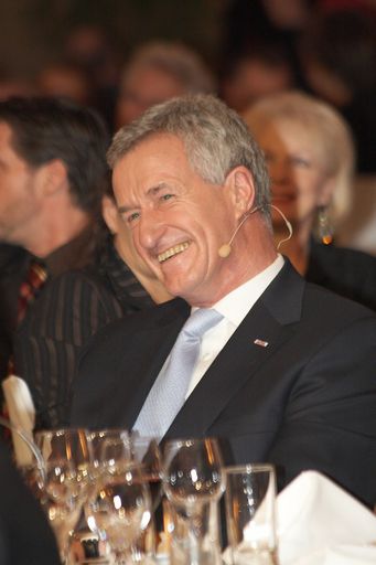 Vorschau Bild von Wolfgang Vyslozil bei der Feier anlässlich seiner Verabschiedung in den Ruhestand nach 26 Jahren an der Spitze der österreichischen Nachrichtenagentur APA.