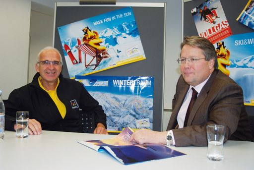  v.l.n.r.: Dir. Dieter Grepl und NR Bgm Franz Hörl