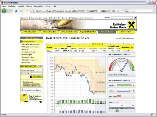 Der Analyser von APA-Finance und TeleTrader zeigt auf einen Blick eine komprimierte Zusammenfassung der Kursziele und Empfehlungen der renommiertesten Analysten zu einzelnen Aktien.