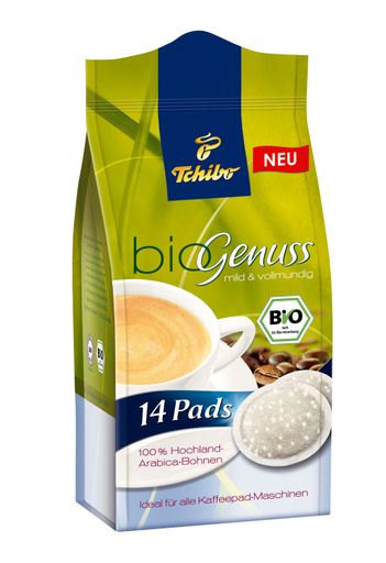  Tchibo BioGenuss Pads - natürlicher Genuss jetzt auch als praktische Pad-Variante