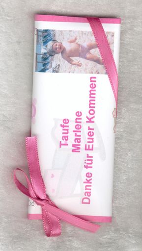 Vorschau Bild von Taufschokolade Gastgeschenk