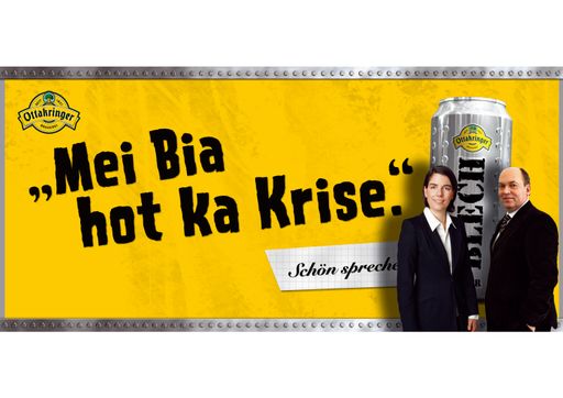 Ottakringer Chef Sigi Menz und Vorstand Christiane Wenckheim