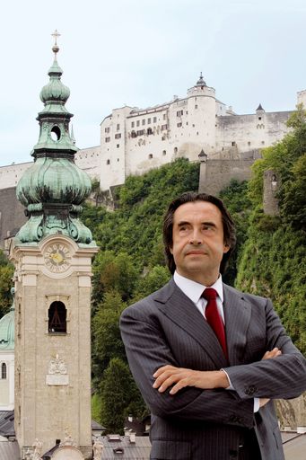 Stardirigent Riccardo Muti in Salzburg