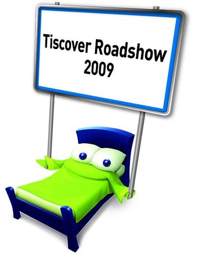 Schwerpunkte der Tiscover Roadshow sind das neue "Alpenportal" und die Vermarktung von Destinationen und online buchbaren Betten.